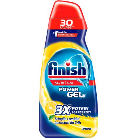 Купити 【ГЕЛЬ ДЛЯ ПОСУДОМИЙНОЇ МАШИНИ FINISH GEL LIMONE 600 МЛ.】з Італії ...