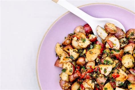 Roasted Red Potato Salad With Whole Grain Mustard Dressing Gluten Free Recipe