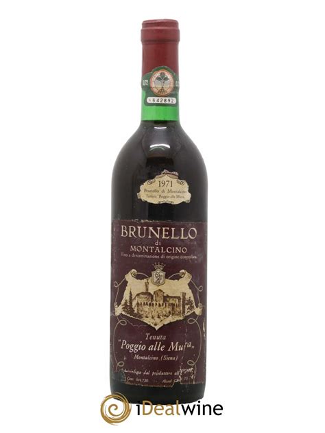 Buy Brunello Di Montalcino Docg Poggio Alle Mura Banfi Lot