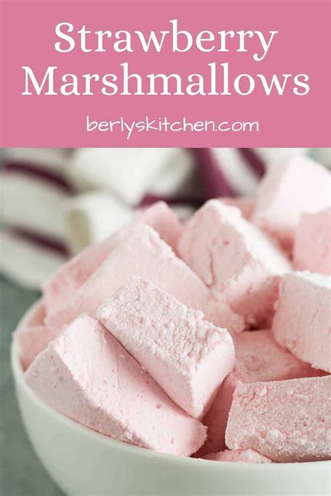 Have You Ever Wanted To Make Homemade Strawberry Marshmallows Well