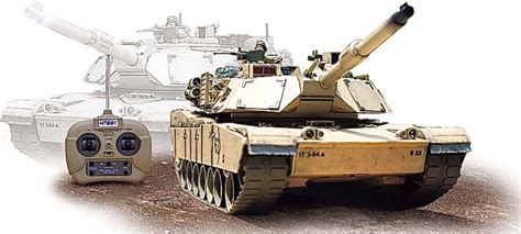 Char M1A2 ABRAMS DESERT 1 16 RC Hobby Engine HE0817