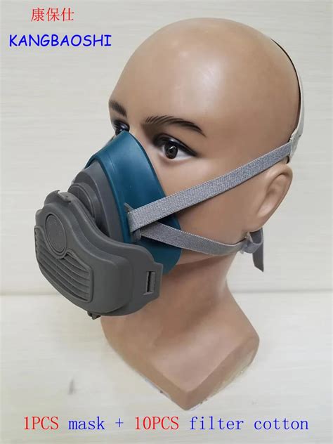 1PCS mask With 10PCS filter cotton respirator dust mask against KN90 ...