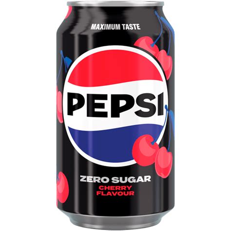 Pepsi Cola Zero Cherry Per Blik Ml