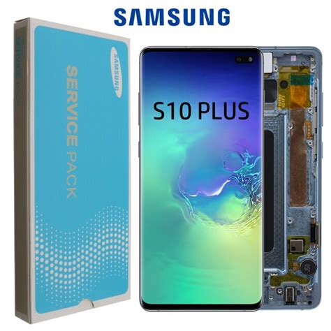 Original 64 Super Amoled For Samsung Galaxy S10 Plus Sm G9750 G975f