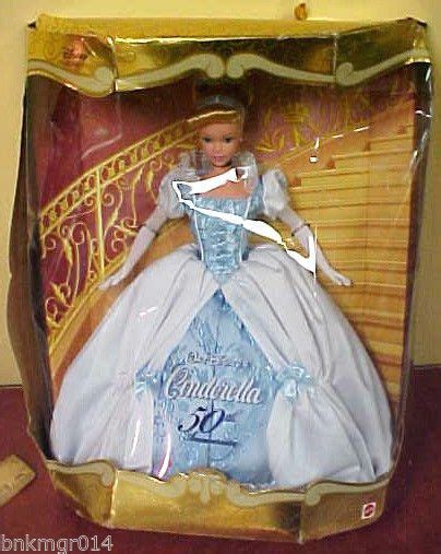 1999 Mattel Barbie 50th Anniversary Cinderella Boxed Barbie Dolls Barbie Mattel Barbie