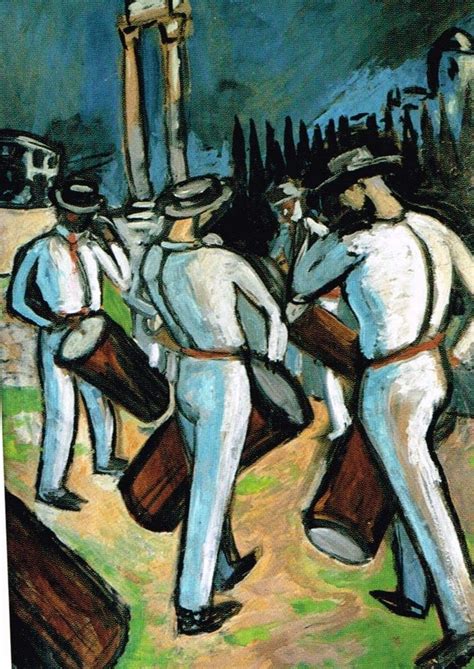 Auguste Chabaud Les Tambourinaires Peinture Peintre Fauvisme