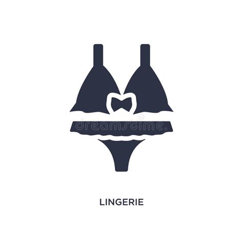 Lingerie Icon On White Background Simple Element Illustration From Clothes Concept Stock Vector