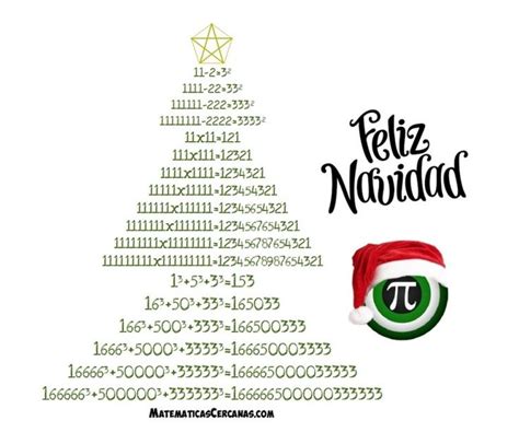 ¡feliz Navidad Matematicas Cartel De Matemáticas Feliz