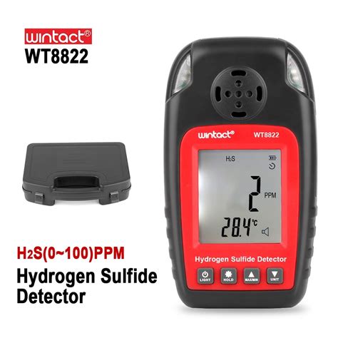 Wintact Wt Hydrogen Sulfide Detector With High Sensitivity Monitor