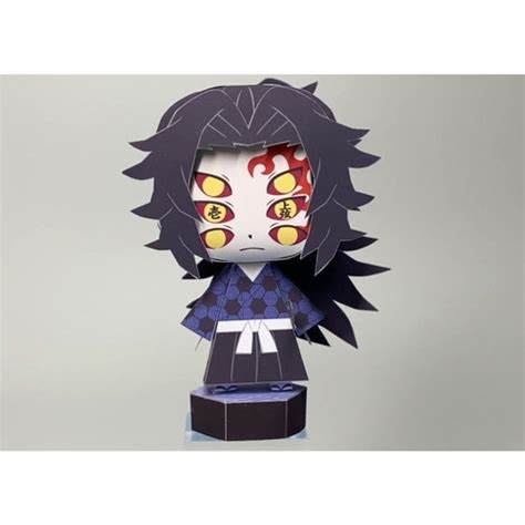 Jual Chibi Kokushibou Kimetsu No Yaiba Demon Slayer Papercraft Kab