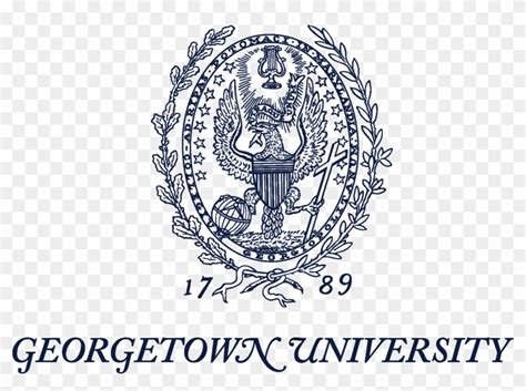 Georgetown University Seal&logo Png - Georgetown School Of Foreign ...