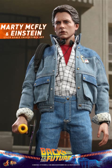Hot Toys MMS573 回到未來馬蒂麥佛萊愛因斯坦Marty McFly and Einstein1 6 比例收藏套組