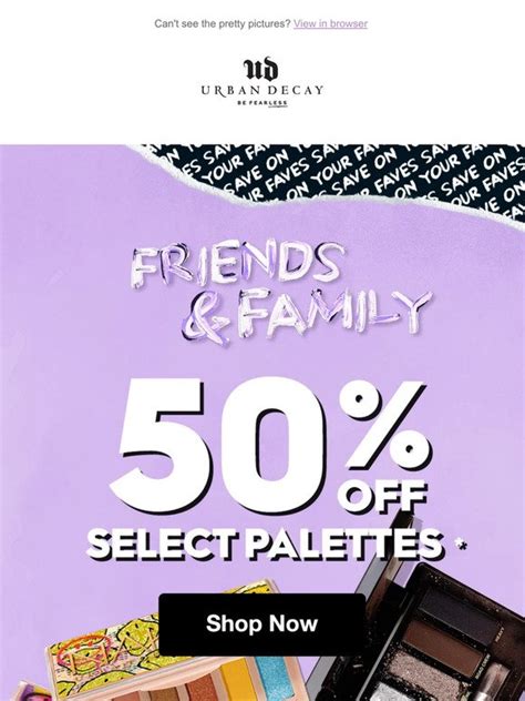 Urban Decay Off Your Favorite Naked Palettes More Milled