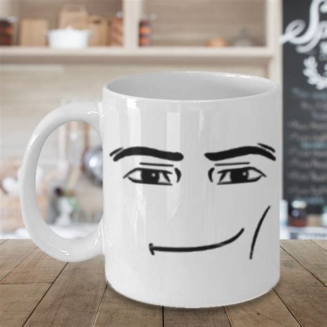 Roblox Man Mug Roblox Guy Mug Roblox Face Roblox Block Face Mug Funny Gamer Mug Etsy