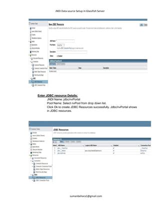 JNDI Data Source Setup In Glassfish Server PDF