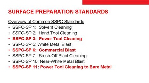 Surface Preparation Guidelines For Paint Coating System Off