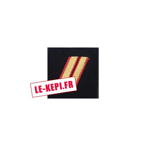 Galon Velcro Caporal Chef De 1re Classe Troupes De Marine TDM Sur Drap