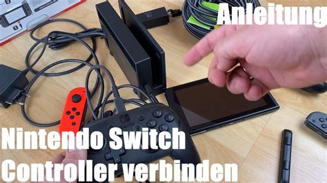 Nintendo Switch Controller Verbinden Connecten Pairen Joy Con Und