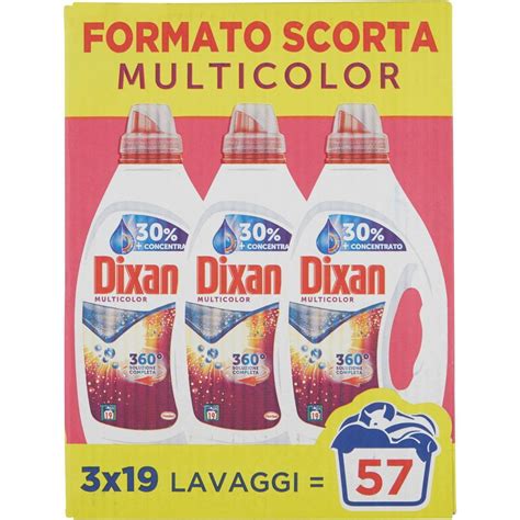 Detersivo Lavatrice Liquido Multicolor 54 Lavaggi DIXAN 1 PZ Coop Shop