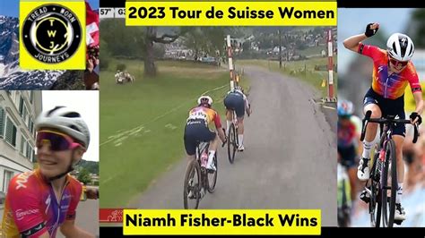 Niamh Fisher Black Wins 2023 Tour De Suisse Women Stage 4 YouTube