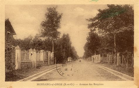 Morsang sur Orge Avenue des Bruyères Carte postale ancienne et vue