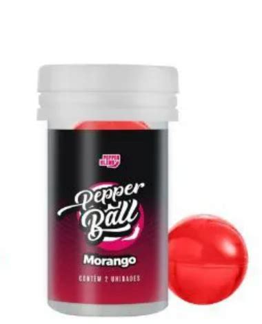 Pepper Ball Plus Comestível Dupla Bolinha Explosiva Amor Pimenta Seu Sex Shop Online