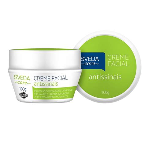 Creme Facial Antissinais 100G Sveda Care Drogaria