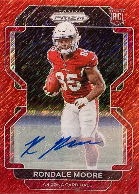 Rondale Moore Prizm Rookie Autographs Red Shimmer Price