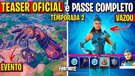 VAZOU O PASSE DE BATALHA TEMPORADA 2 CAPÍTULO 5 do FORTNITE SKINS