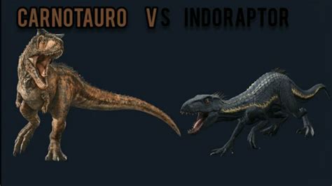 CARNOTAURO Toro VS INDORAPTOR Ripper Batalha Jurássica ep 8 1