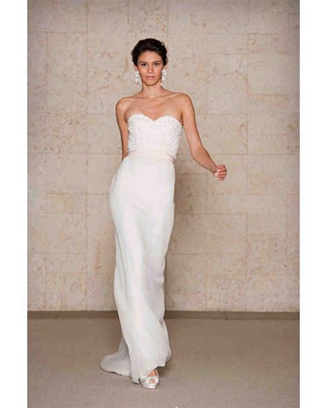 Sheath Wedding Dresses Martha Stewart Weddings