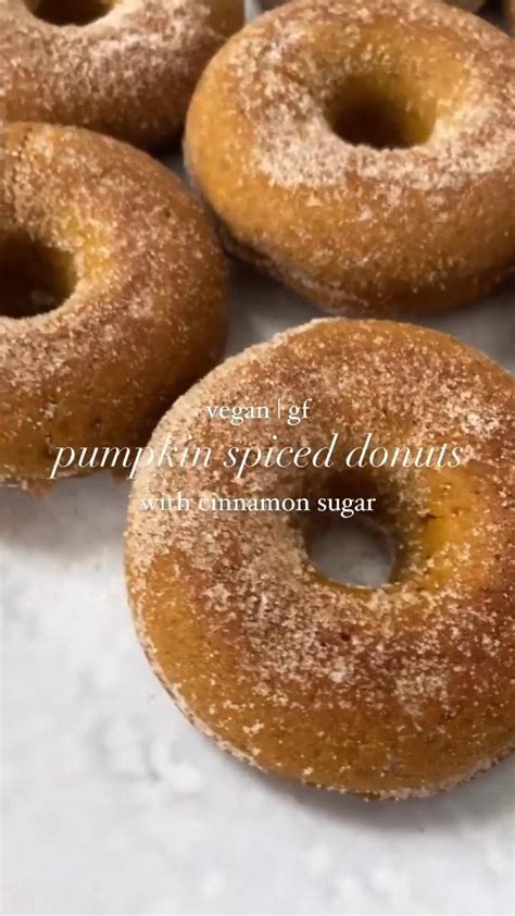 Pumpkin Donuts With Cinnamon Sugar Peanut Butter And Jilly [video