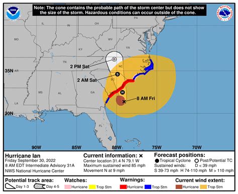 See the South Carolina coastline as Hurricane Ian approaches for a ...