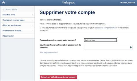 Comment D Sactiver Ou Supprimer Son Compte Instagram En Quelques Clics