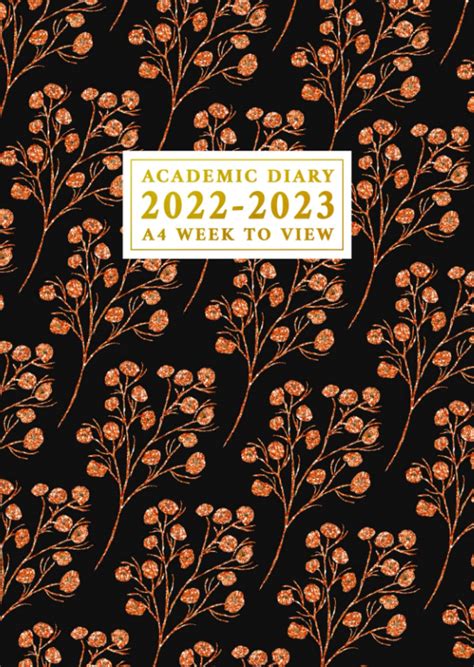 Buy A4 Academic Diary 2022 2023 Week To View Dated From August 2022 To