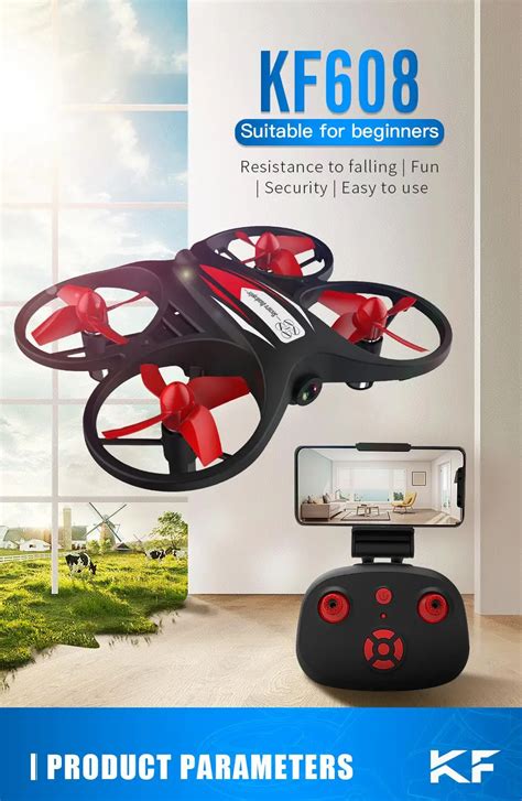 LAUMOX KF608 мини Радиоуправляемый Дрон с камерой 720P Wifi FPV Дрон ...