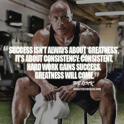 Dwayne Johnson The Rock Motivation Greatness Quote Motivational