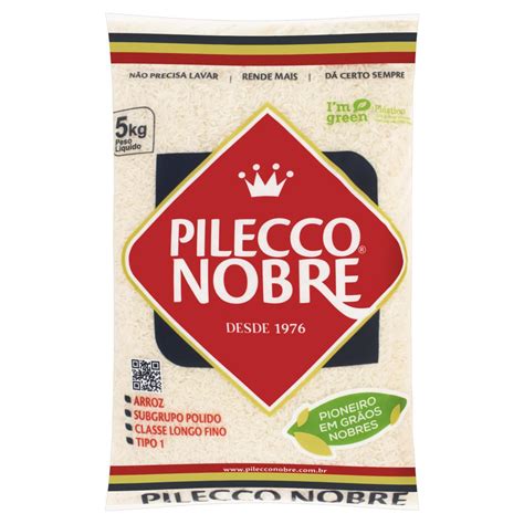 Arroz Pilecco Nobre Kg Tipo Shimodinha Supermercado