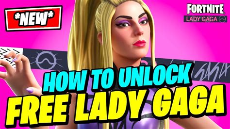 How To Unlock Free Lady Gaga Skin And Free Rewards In Fortnite Season 2 Youtube