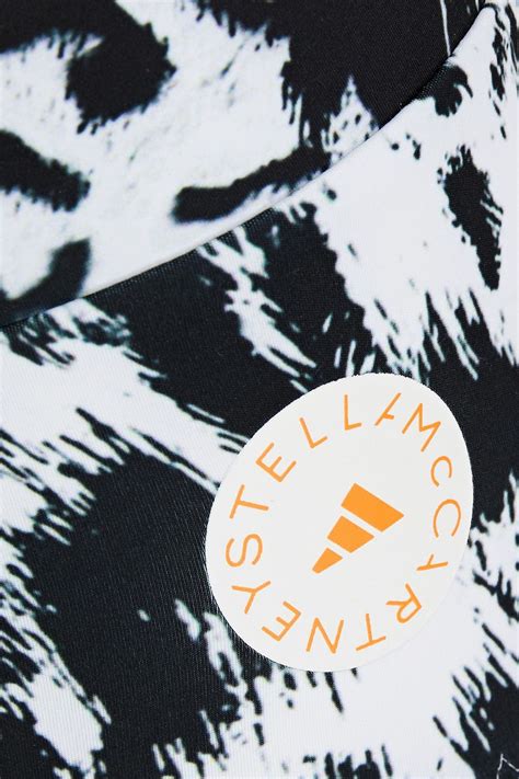 Adidas By Stella Mccartney Leopard Print High Rise Bikini Briefs The Outnet