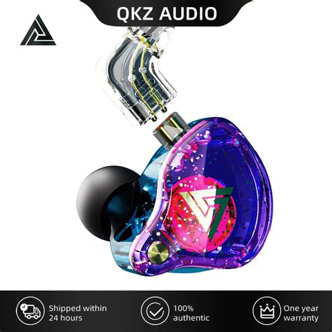 Original QKZ AK6 Pro EDX Pro 1DD Dynamic Earphones HIFI Bass Earbuds In