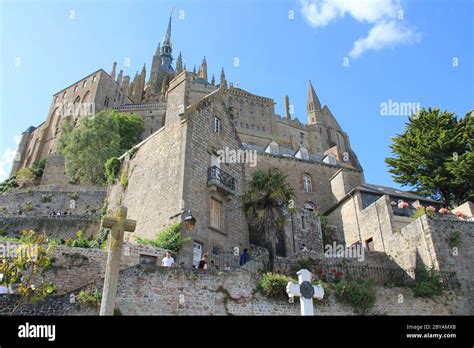 Mont Saint Michel Abbey In Normandy France Stock Photo Alamy