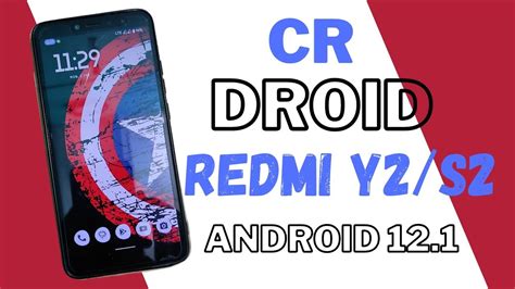 CrDroid V8 12 For Redmi Y2 S2 Android 12L Custom Rom YouTube