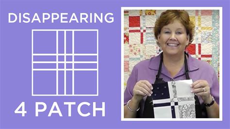 Disappearing 4 Patch Quilt Block Tutorial YouTube