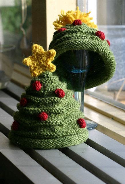 Christmas Tree Hat Knitting Pattern