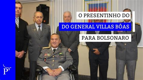 O presentinho do general Villas Bôas para Bolsonaro o diploma do