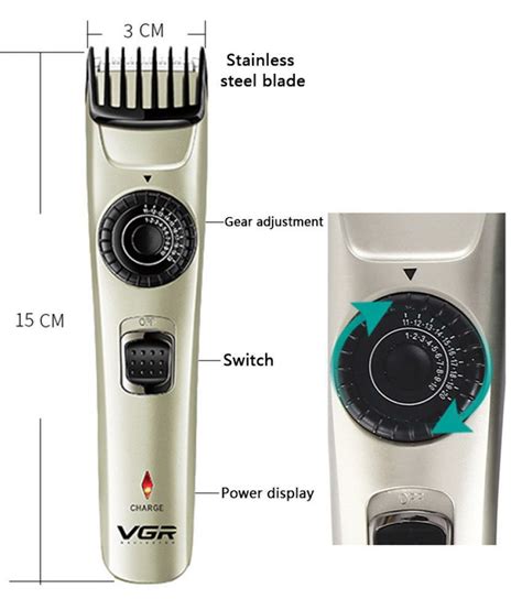 Buy Vgr V Professional Hair Clippers Rechargeable Cordless Beard