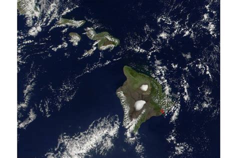 Snow on Mauna Kea and Mauna Loa, Hawaii