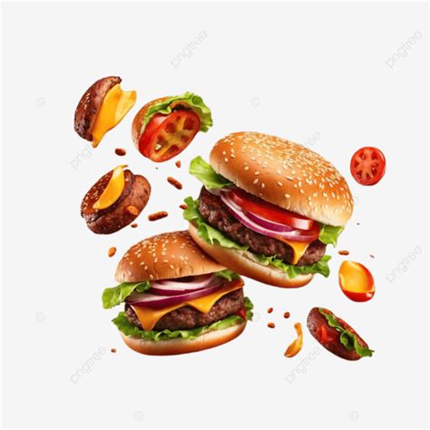 Hamburguesa Y Papas Fritas Png Dibujos Hamburguesa Y Papas Fritas