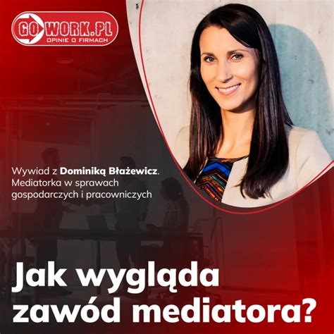 Jak Wygl Da Zaw D Mediatora Rozmowa Z Dominik B A Ewicz Poradnik